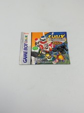 Cubic Robots for Everyone: Race 'N Robots Gameboy Color MANUAL ONLY