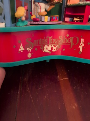 Vintage 1995 Lustre Fame Christmas Traditions Animated Musical Santa's Toy Shop - Picture 11 of 24