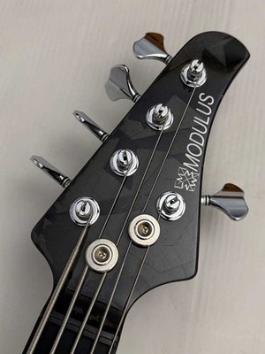 Modulus FB5 Black 5-String Flea Bass Used with Seymour