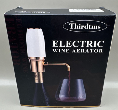 Thirdtms Electric Wine Aerator Automatic Smart Decanter Dispenser Rechargeable