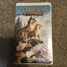 Balto 2 Wolf Quest VHS 2001 Video Tape Original Sequel Movie II Clamshell RARE!