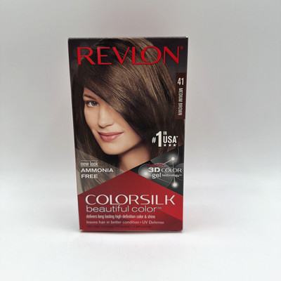Revlon Colorsilk Permanent Hair Color Dye 41 Medium Brown 1 Pack