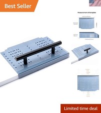 Clear Plastic Cabinet Handle Template Tool for Precise Drawer Knob Installations