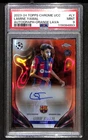 2023-24 Topps Chrome UCC Rookie AUTO Orange Lava Lamine Yamal PSA 9 MINT