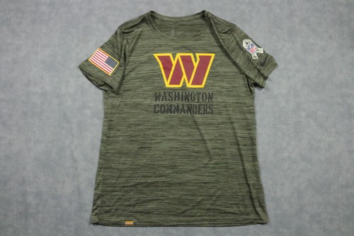 Washington Commanders Shirt Womens Medium NFL Dri Fit Salute to Service Nike