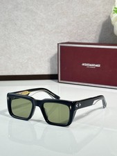 Jacques Marie Mage WALKER Sunglasses Black/Green 53-21-145mm With Case New