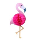 2pcs Pink Flamingo Wabendekorationen Luau Geburtstag Hawaiian Party Vorräte