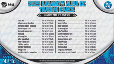 2025 Kakawow Aura DC Trading Cards Standard Hobby Box | eBay