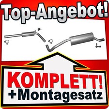 Auspuff für SEAT IBIZA IV & VW POLO 1.2 TSi 90PS 110PS 2014-2017 Auspuffanlage