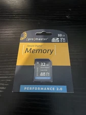 ProMaster SDHC 32GB Performace 2.0 SD Memory Card - New/Sealed
