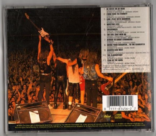 IRON MAIDEN - A Real LIVE One (CD 1993) Capitol Records - Picture 2 of 3