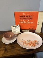 Mar-crest Melmac Vintage Melamine Golden Dawn...