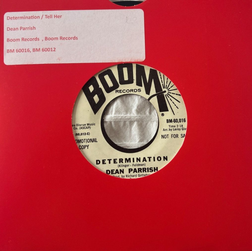 photo of Dean Parrish Determination  Tell Her 2015 Uk Promo 7 Boom