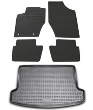 Fußmatten Kofferraumwanne für Peugeot 307 SW 2002-2008 im Set Automatten Auslage