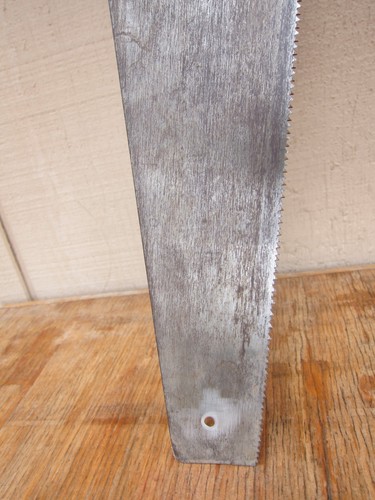 Vtg DISSTON No. D-95 HAND SAW: 10 TPI, 26"L - Picture 10 of 12