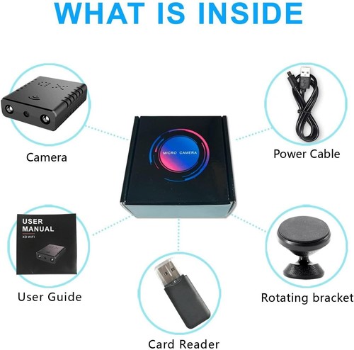 Smallest Wireless WiFi Camera,HD1080P Spy Camera Detector,Baby Monitor,Mini... - Picture 9 of 9
