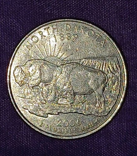 2006-D George Washington North Dakota State Quarter - Picture 5 of 8