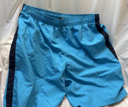 Nike Badehose Blau Herren XL | Mesh Liner Gummibund Kordelzug Shorts - Bild 1 von 5