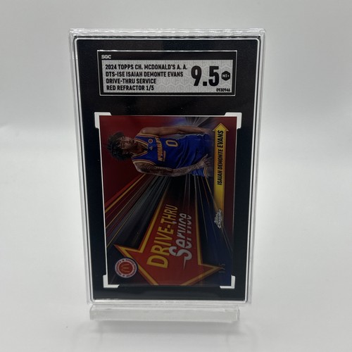 Isaiah Demonte Evans Drive-Thru Service Red Refractor 1/5 - Picture 1 of 4