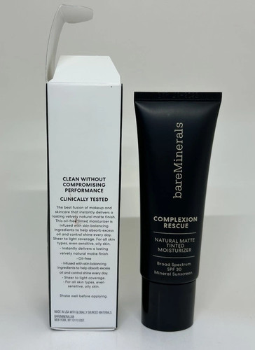 bareMinerals Complexion Rescue Matte Tinted Moisturizer SPF 30 ~ SUEDE 04, 2024+ - Picture 4 of 6