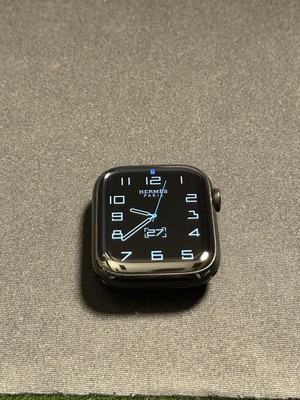 Apple Watch Hermès Series9 45mm 45mm Hermes Apple Watch Series 9 24k Gold Plated Orange