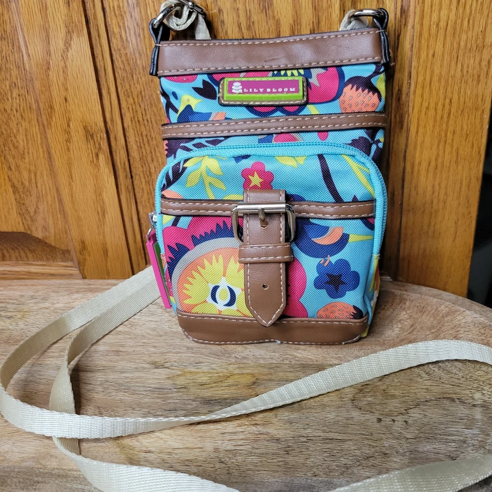 Bolso Bandolera Lily Bloom Azul Floral Foto 2 de 4