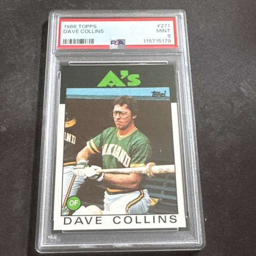 1986 Topps - Dave Collins #271 Psa 9 Mint