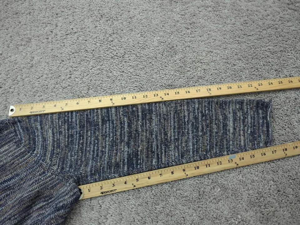 Jersey Jeanne Pierre para mujer cuello alto L manga larga tejido teñido espacial Foto 3 de 4