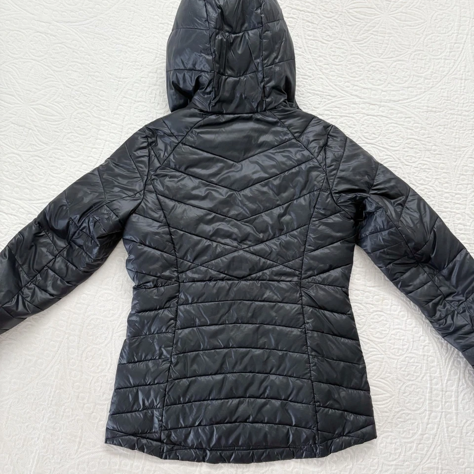 Columbia Women's Joy Peak Insulated Hooded Jacket, Black - Image 4 of 4