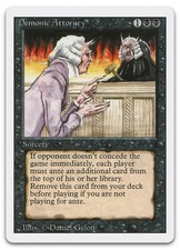 Demonic Attorney (NM) Revised Edition 3ED Magic MTG