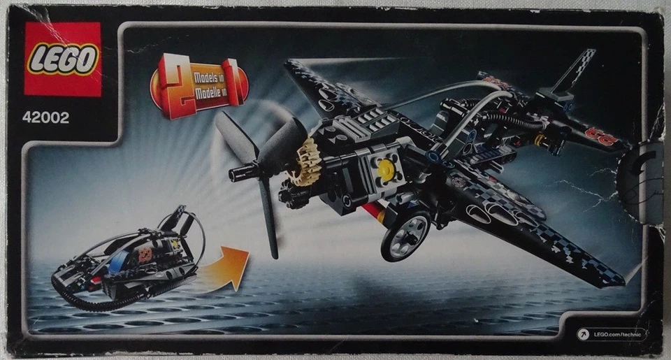 LEGO -- TECHNIC -- 42002 -- AEROGLISSEUR -- SET COMPLET AVEC BOITE ET NOTICE - Photo 2/4