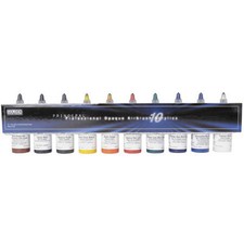 Golden Acrylic Airbrush Paint Set - 10 x 30ml - Opaque
