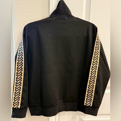 NWT…Sharny & Julius SJ Glitter Ribbon Black Tracksuit Jacket - Woman's Size L. - Picture 9 of 12