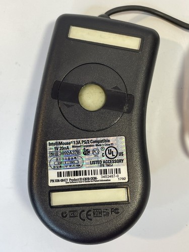 MICROSOFT Dell IntelliMouse Computermaus kabelgebunden ITE 78CJ Rollerball 7-polig PS/2 - Bild 6 von 8
