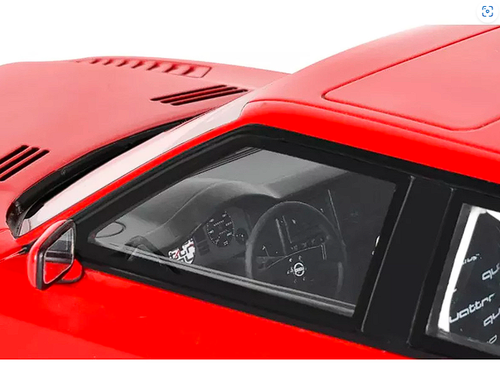Audi 80 Coupe Prior Design 2021 Misano Red Limited Edition Otto Mobile 1/18 Car - Picture 5 of 6