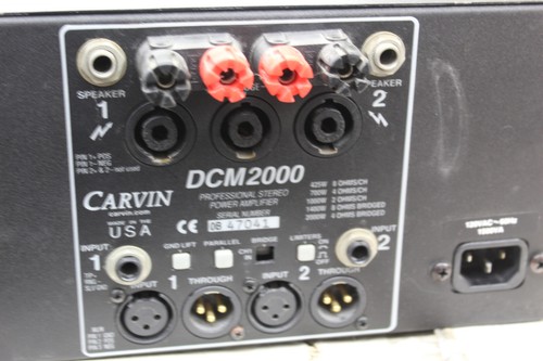 Carvin DCM 2000 Professional Power Amplifier for Superior Audio Performance - Picture 7 of 11