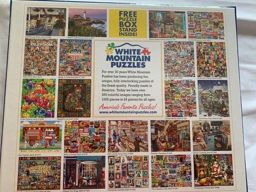 White Mountain Readers Things I Ate As A Kid 1000 Piece Jigsaw Puzzle new - Picture 3 of 4
