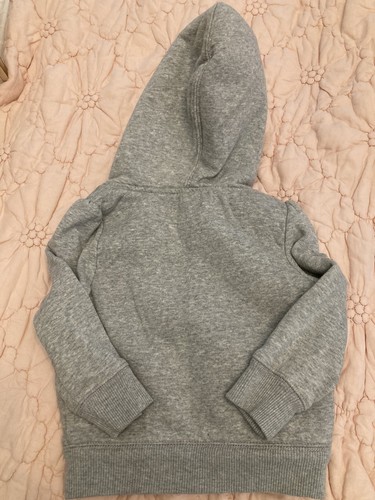 Baby Gap Mantel Hoodie Gr. 3T grau mit Sherpa Fleece Futter Sweatshirt Full Zip - Bild 5 von 5