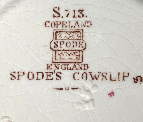 Spode Cowslip Tasse und Untertasse Set Crazed - Bild 2 von 2