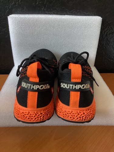 South Pole Tennis Shoes Black And Orange Size 3 - Picture 3 of 5