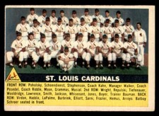 1956 Topps Baseball #134 St. Louis Cardinals Team VG/EX *e1