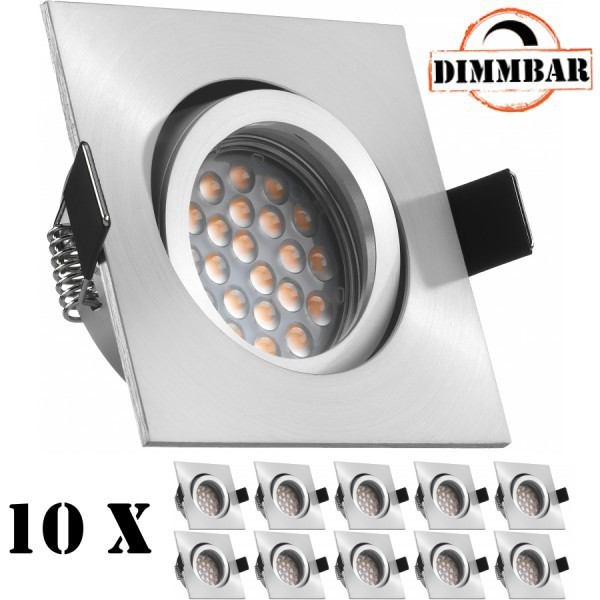 10er LED Einbaustrahler Set Aluminium matt mit LED GU10 Markenstrahler von LEDAN | Exquisite (mittlere) Verarbeitung
| Ausgang
| Große Auswahl
10er LED Einbaustrahler Set Aluminium matt mit LED GU10 Markenstrahler von LEDAN | Exquisite (mittlere) Verarbeitung
| Ausgang
| Große Auswahl