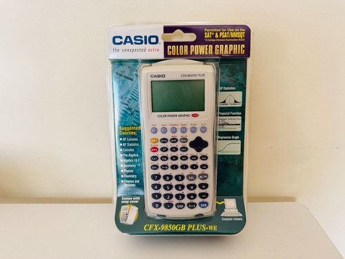 CASIO Colour Power Graphic CFX-9850GB PLUS WE Calculator - NEW