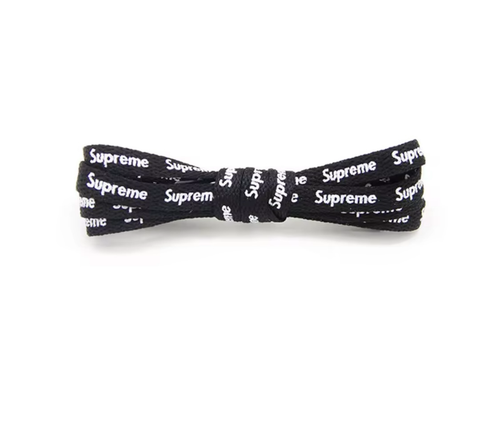 Cordones "Supreme" para Nike, Jordan, AF1 - rojo, blanco, negro, marrón - 120cm - Imagen 5 de 39