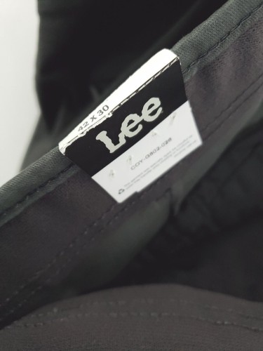 NEW Lee Pants Mens Charcoal Performance Stretch Wrinkle Resist Extreme Comfort - Picture 9 of 12
