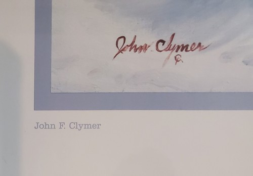 John F Clymer "32 degrees below" Eiteljorg Museum Large Western Print 1992 - Picture 5 of 10