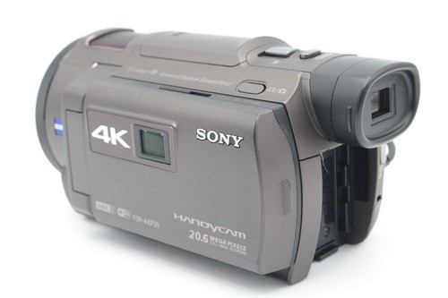 SONY FDR-AXP35 4K Video Camera Handycam 10x Optical Zoom Bronze Brown Used - Picture 6 of 8