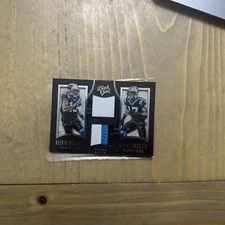 2015 Panini Black Gold Golden Opportunity Kelvin Benjamin, Devin Funchess /99