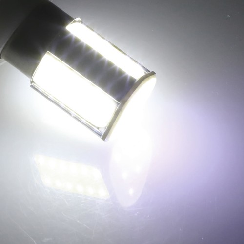 10x White Car 1156 Single Light Daytime Blub 4 Emitters COB LED 1147 63 1251 D08 - Picture 5 of 5