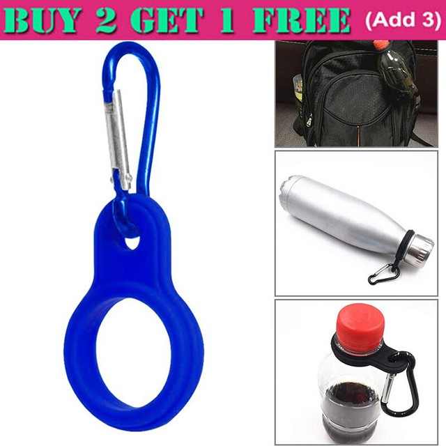 Wasserflasche Halter Karabiner mit Schlüsselring Wasserflasche Ring für CampinSH Wasserflasche Halter Karabiner mit Schlüsselring Wasserflasche Ring für CampinSH